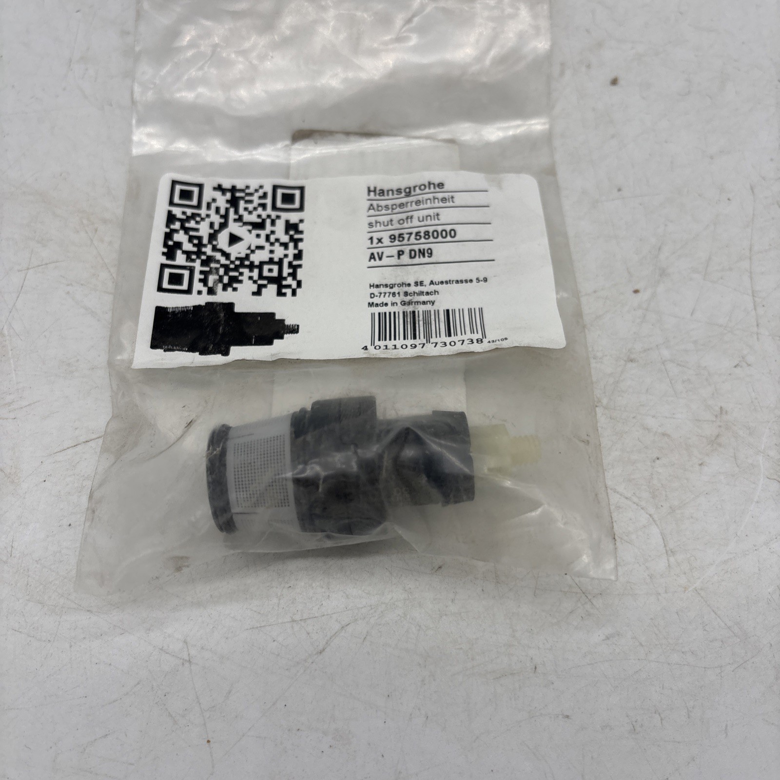 Brand New Shut-off Valve Shower Accessories Core 95758000 for Hansgrohe