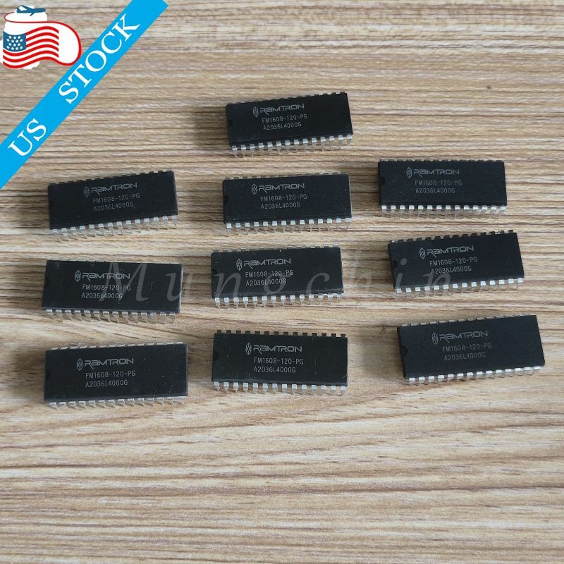 NEW Ramtron FM1608-120-P FM1608-120-PG FM1608 64Kbit FRAM NVRAM DIP28 x40PCS