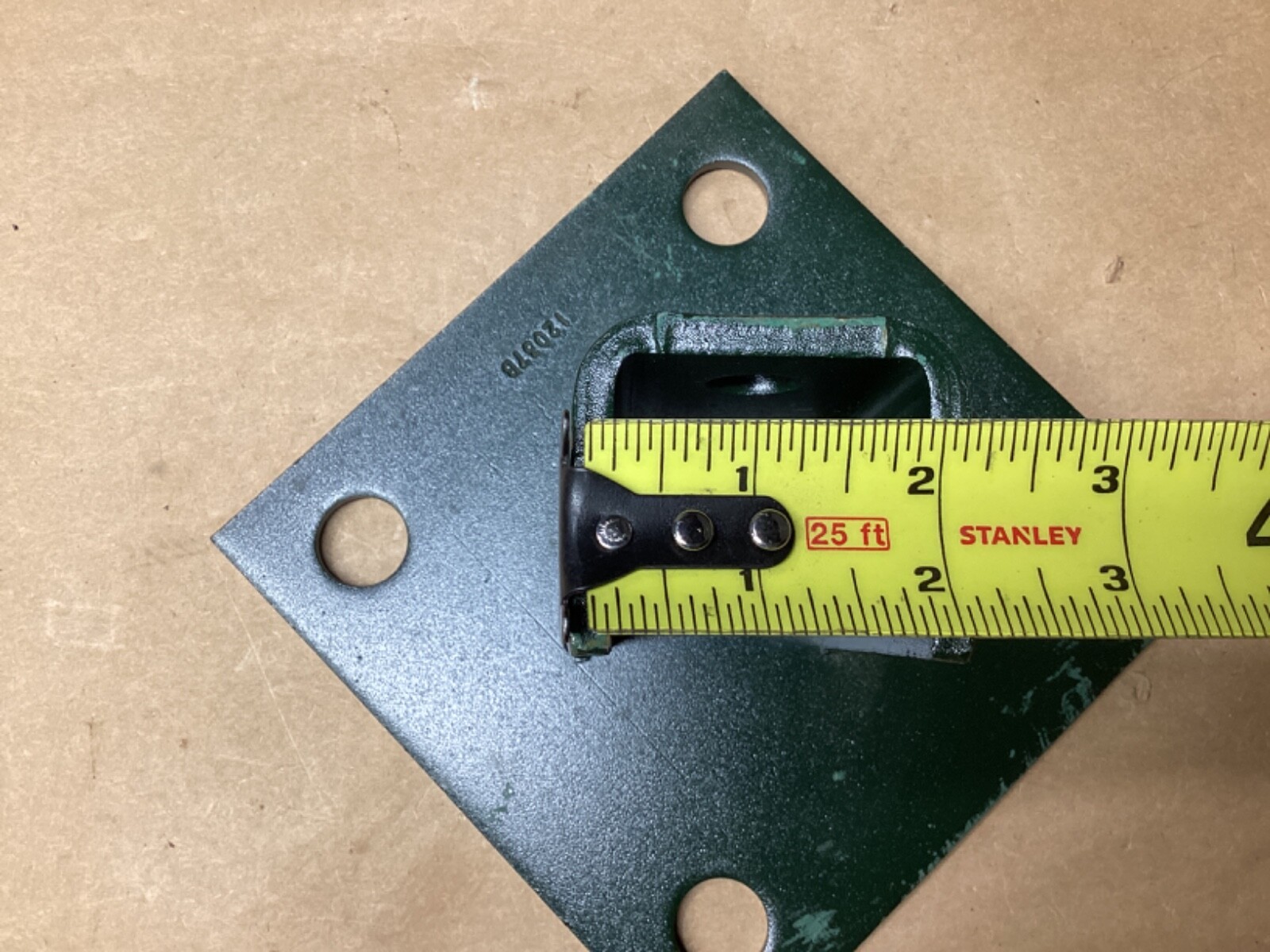 LOT OF 5 B-Line B280GRN 3 1/2”X6”X6” GREEN Post Base FOR B22 SER #108E110PR6*CO