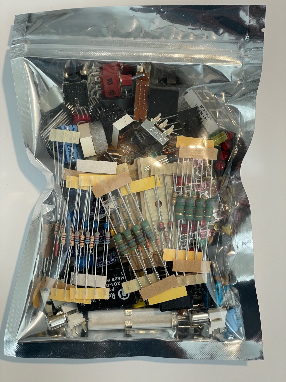 1/2 POUND LOT ELECTRONIC COMPONENT PARTS LARGE SELECTION of TINKER DIY NEW PARTS