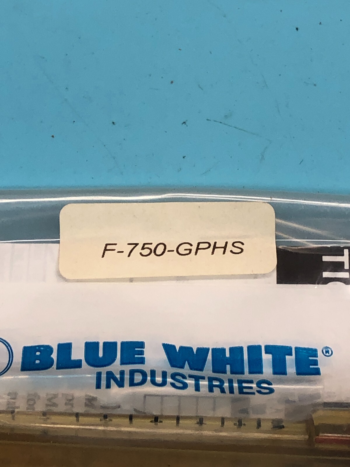3 BLUE WHITE F-750GPH FLOW METER, .5-5.5 GPH, F-750-GPHS,HARRINGTON, 184643