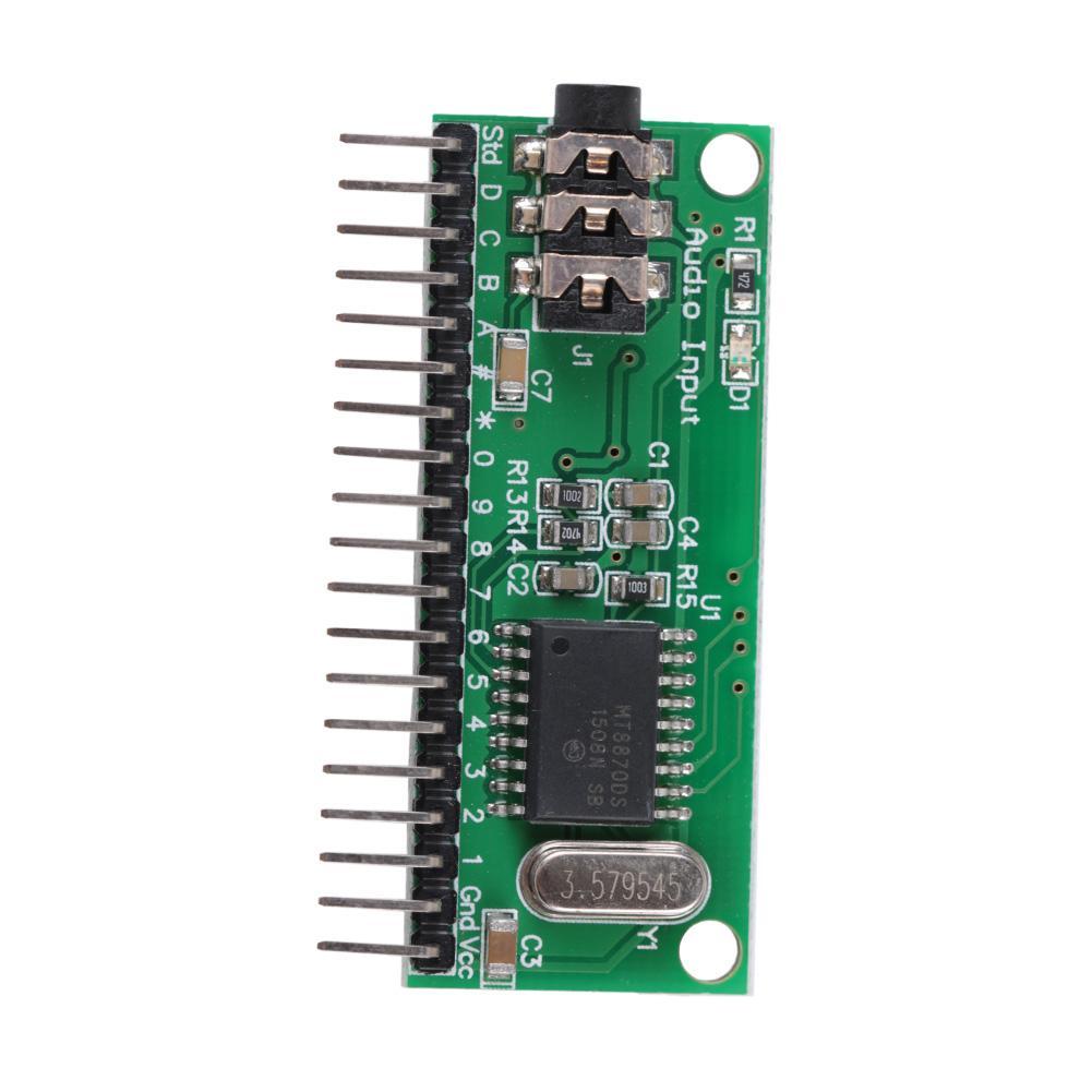 16-CH 16 Channels MT8870 DTMF Decoder Phone Voice Decoding Controller CST