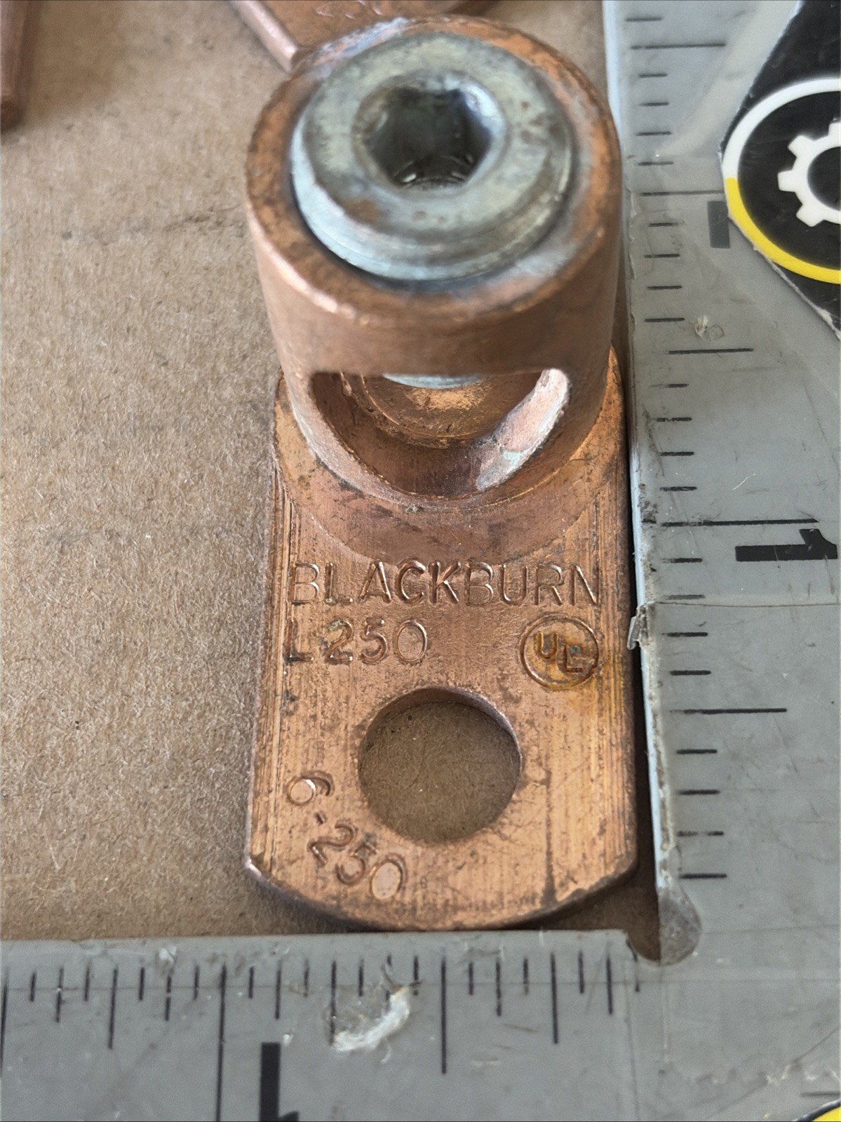 [Qty-6!] BLACKBURN L250 6-250 Copper Lugs _GOOD TAKE-OUTS!_FAST SHIPPING!