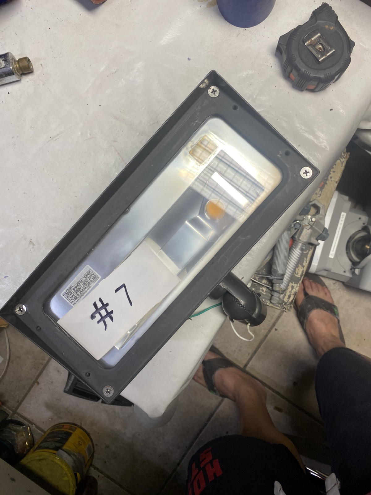 RAB LIGHTING FFLED39Y LED Floodlight 44W 120V (4 PARTS) #7