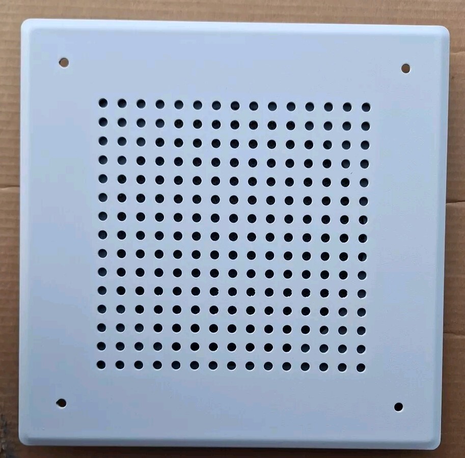 Lowell SG-8VP White Powder Coated Grille For 8″ Speaker Vandal Resistant NOS
