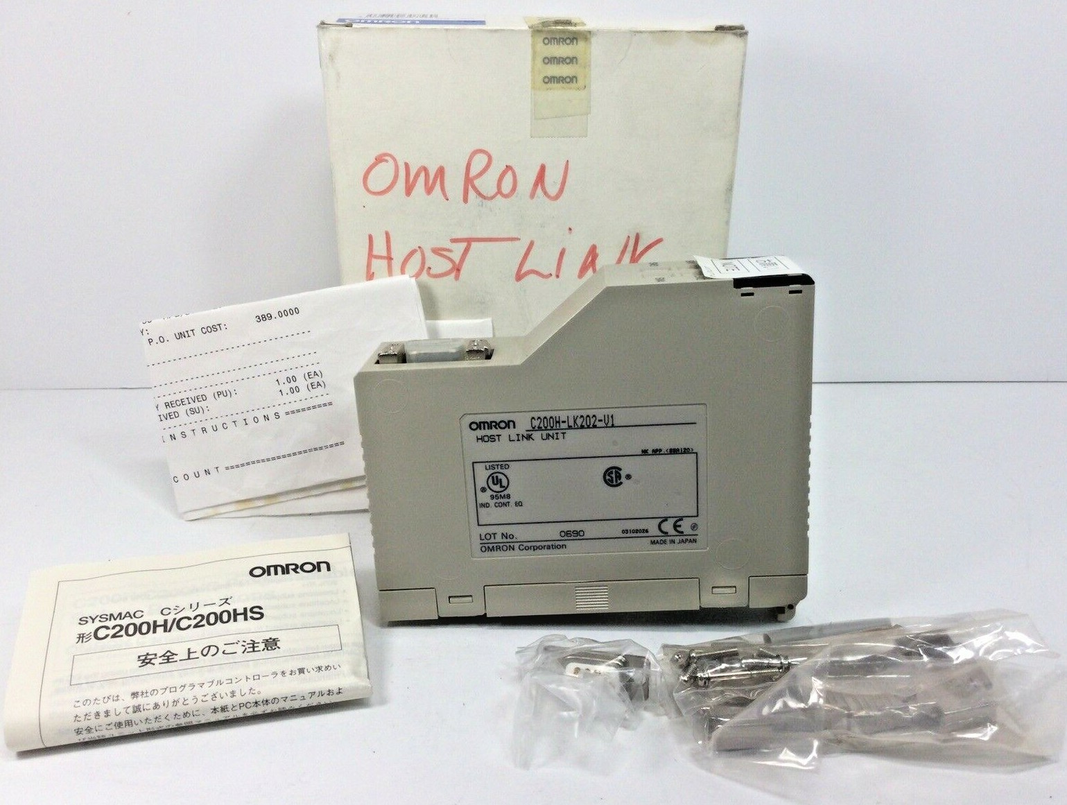 453685430750NEW Omron C200H-LK202-V1 Host Link Unit Fast Free Shipping!