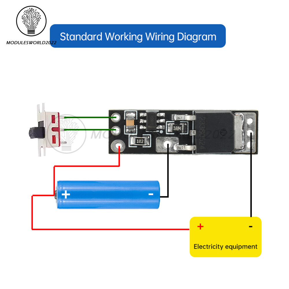 1S 30A High Current 10A Li-ion Battery Protection Board for DC 3.7V 4.2V Polymer