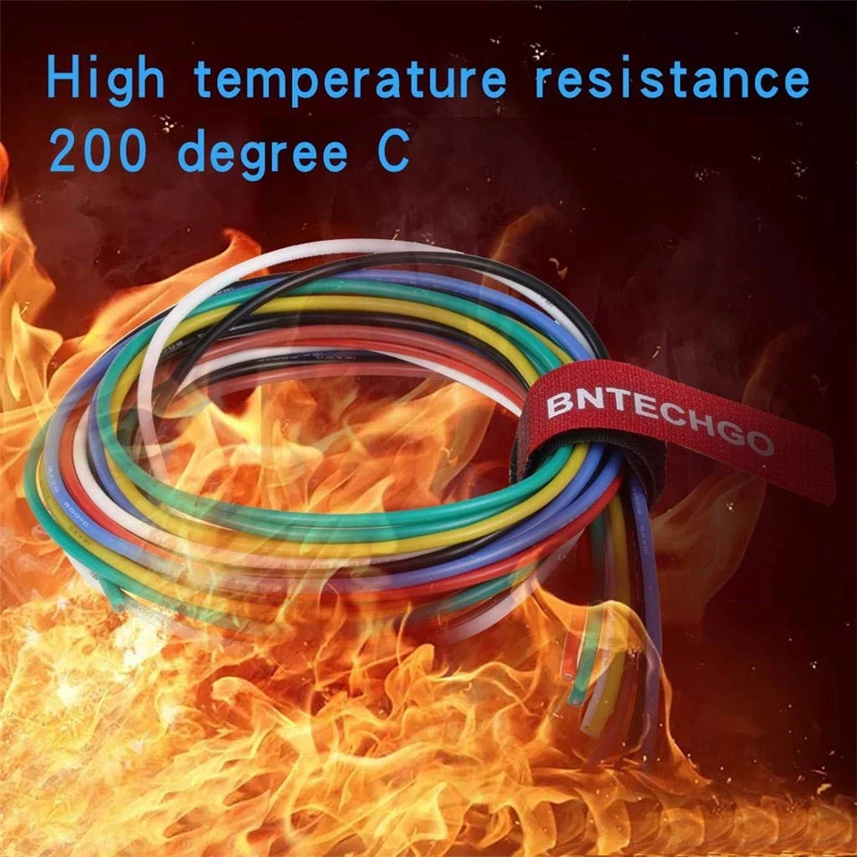 18 Gauge Silicone Wire Kit 7 Color Each 3 Ft Flexible 18 AWG Stranded Tinned Cop