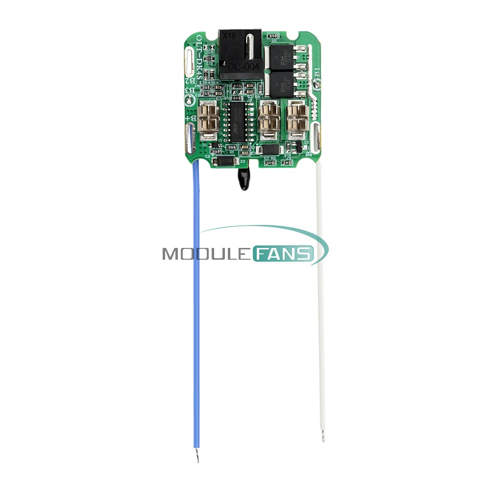 4S 16.8V 30A 18650 Li-ion Battery Protection Board BMS Dual MOS for Power Tools