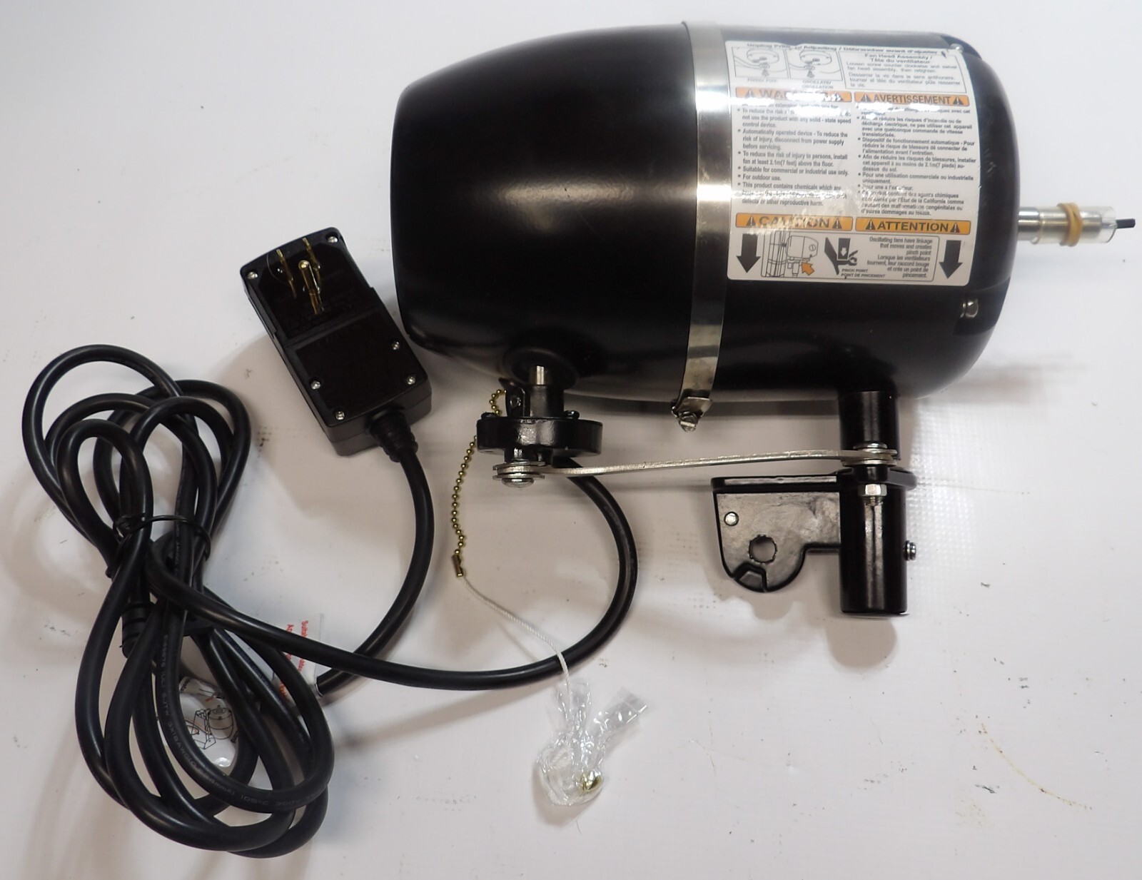 Replacement 3/10 HP Motor for Global Industrial 30″ Fans 292449 & 292451