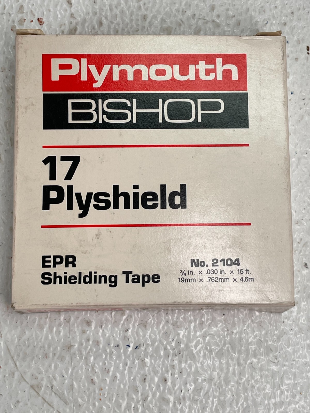 PLYMOUTH-BISHOP 2104, 17 Plyshield EPR Shielding Electrical Tape 3/4″ x 15′