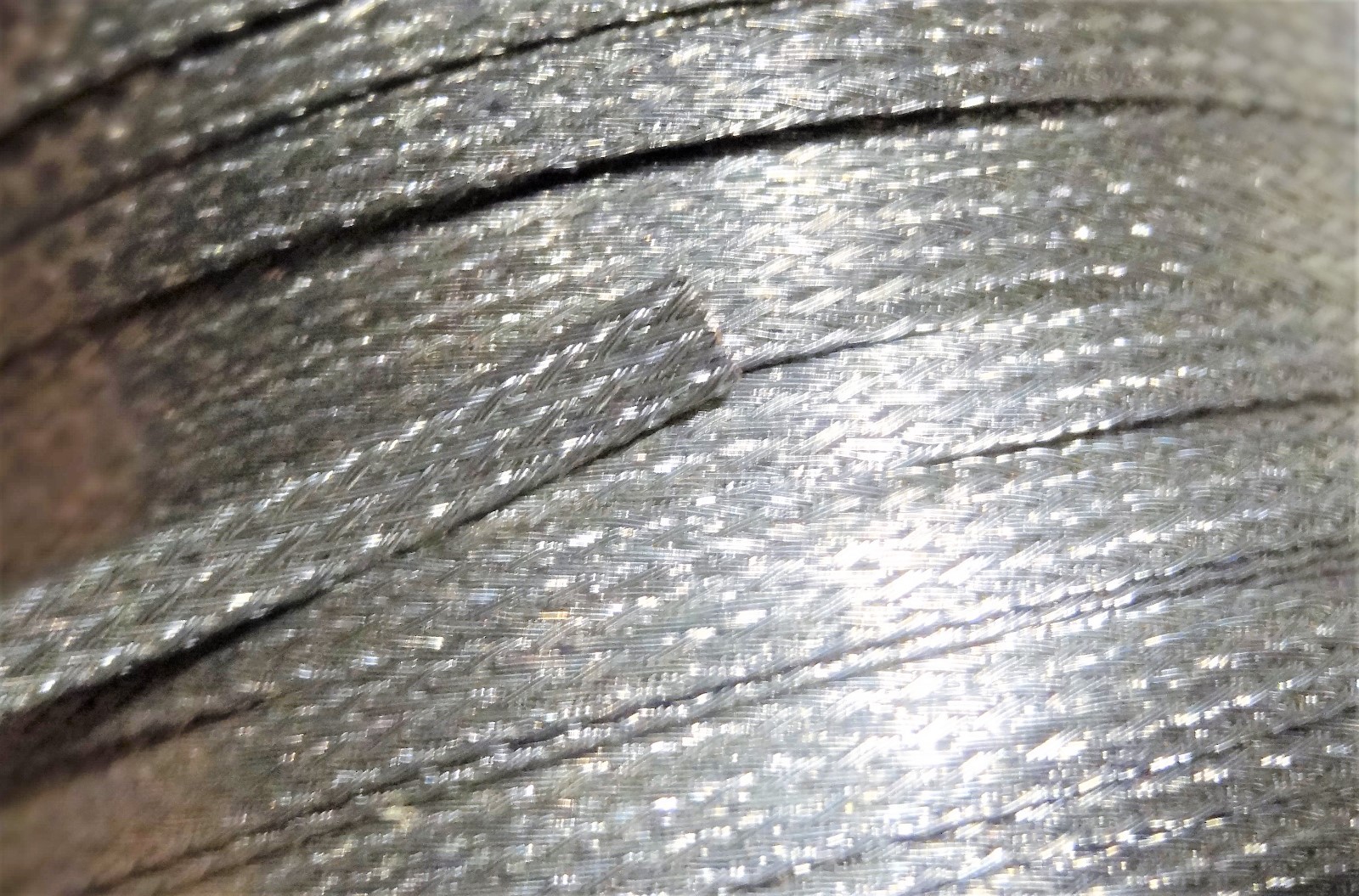15 Ft’ Flat Braided Tinned Copper Wire 1/8″ Wide Ground Strap USA