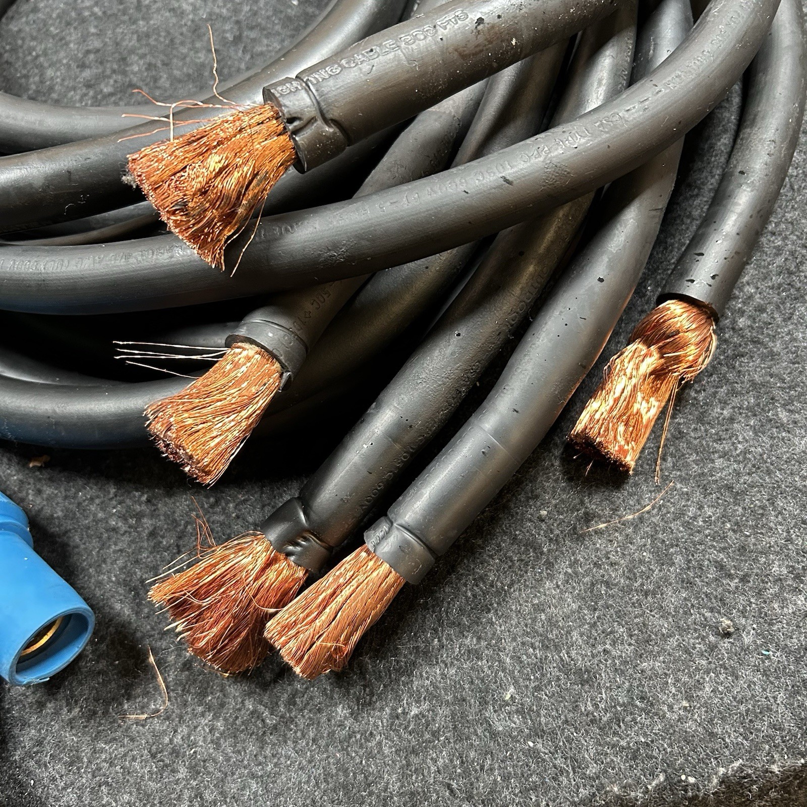 Cam Lock 4/0 Set Of 5 Feeder Generator Power Cable Panel Tails 10ft MMFFF