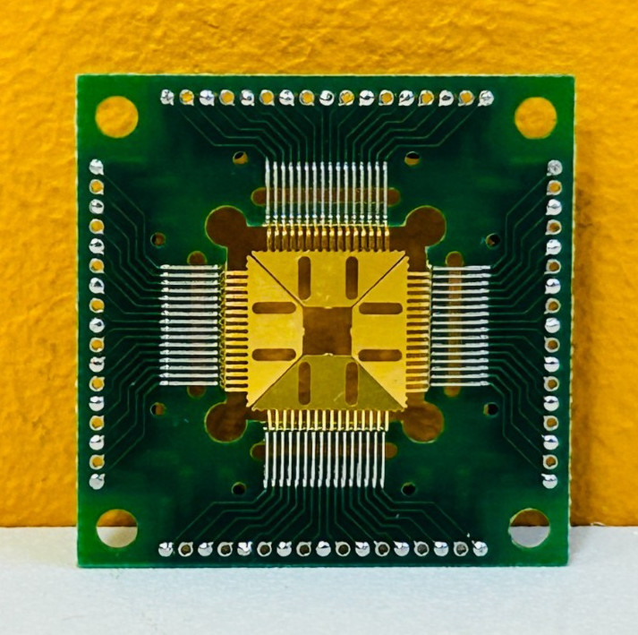 Microchip XLT64PT2 64-Pin, 0.5 mm, TQFP Header, QFP Transition Socket. Tested!