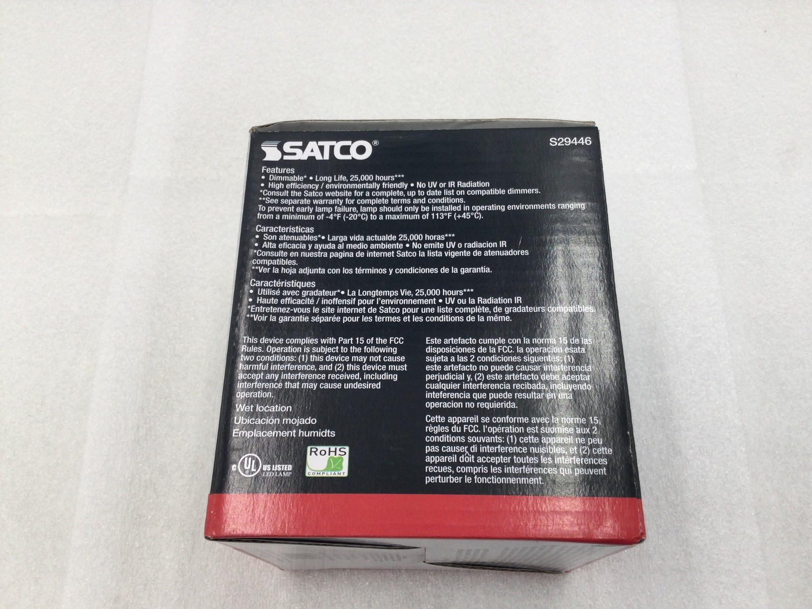 Satco S29446 PAR38/FL 15W LED Bulb