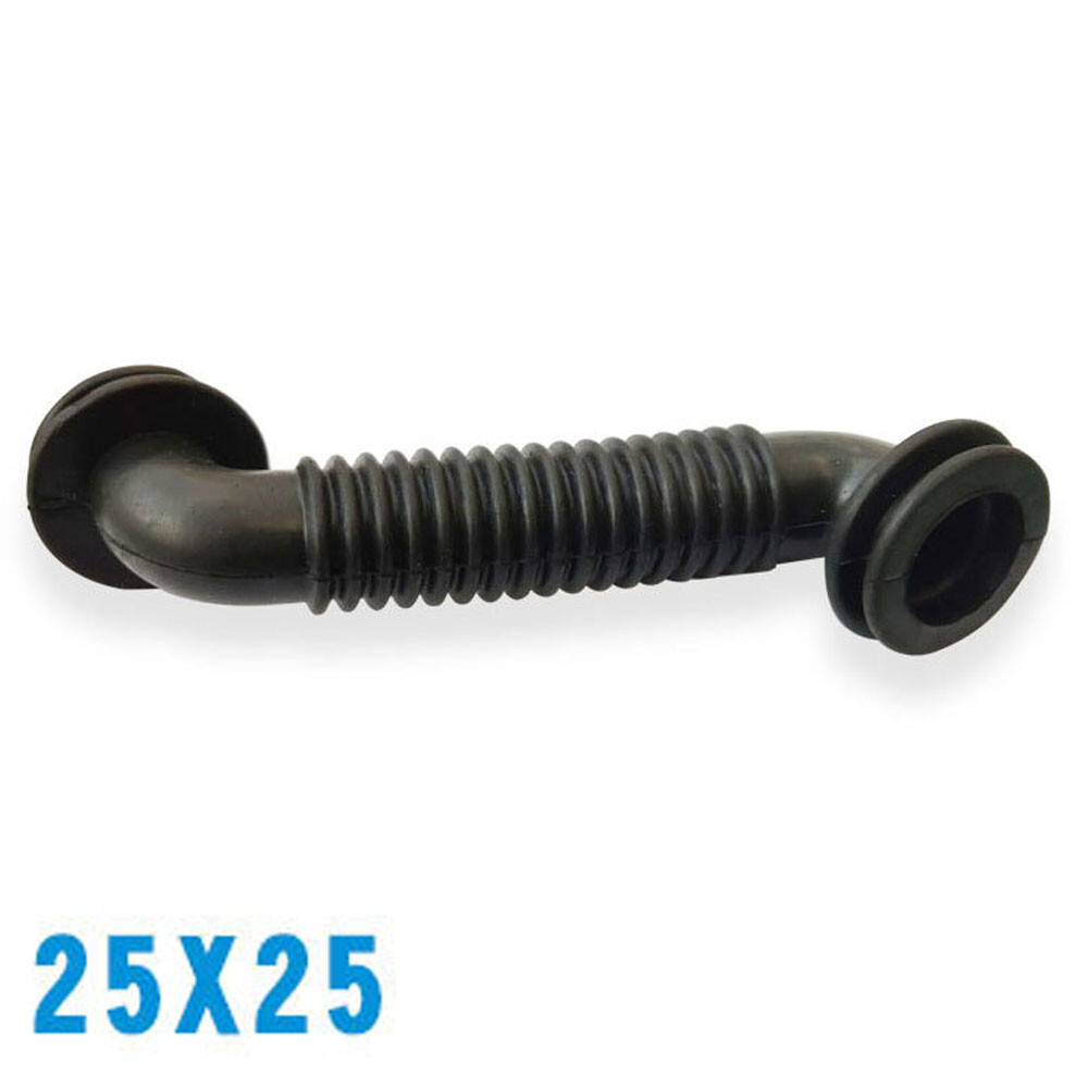 1PC 25MMx25MM Car Wire Harness Door Tube Dust-proof Tube Black Rubber Tube NEW