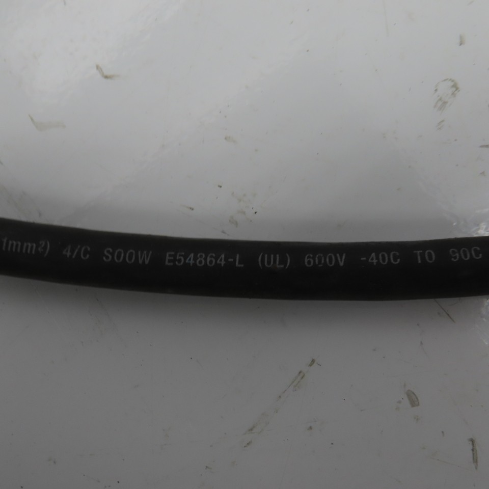 CCI Royal 16AWG 4 Cond SOOW 600V Water Resistant Portable Cord 46′