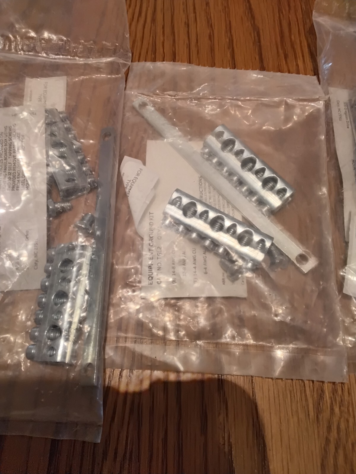 Lot of 3 -ABB GE Industrial Solutions TGL2, Load Center Ground Bar Kit, 1 PC