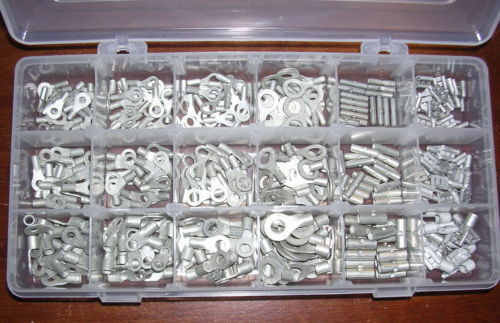 360 Non Insulated Terminal Connectors KIT Rings Butts Quick Disconnects QD MOLEX