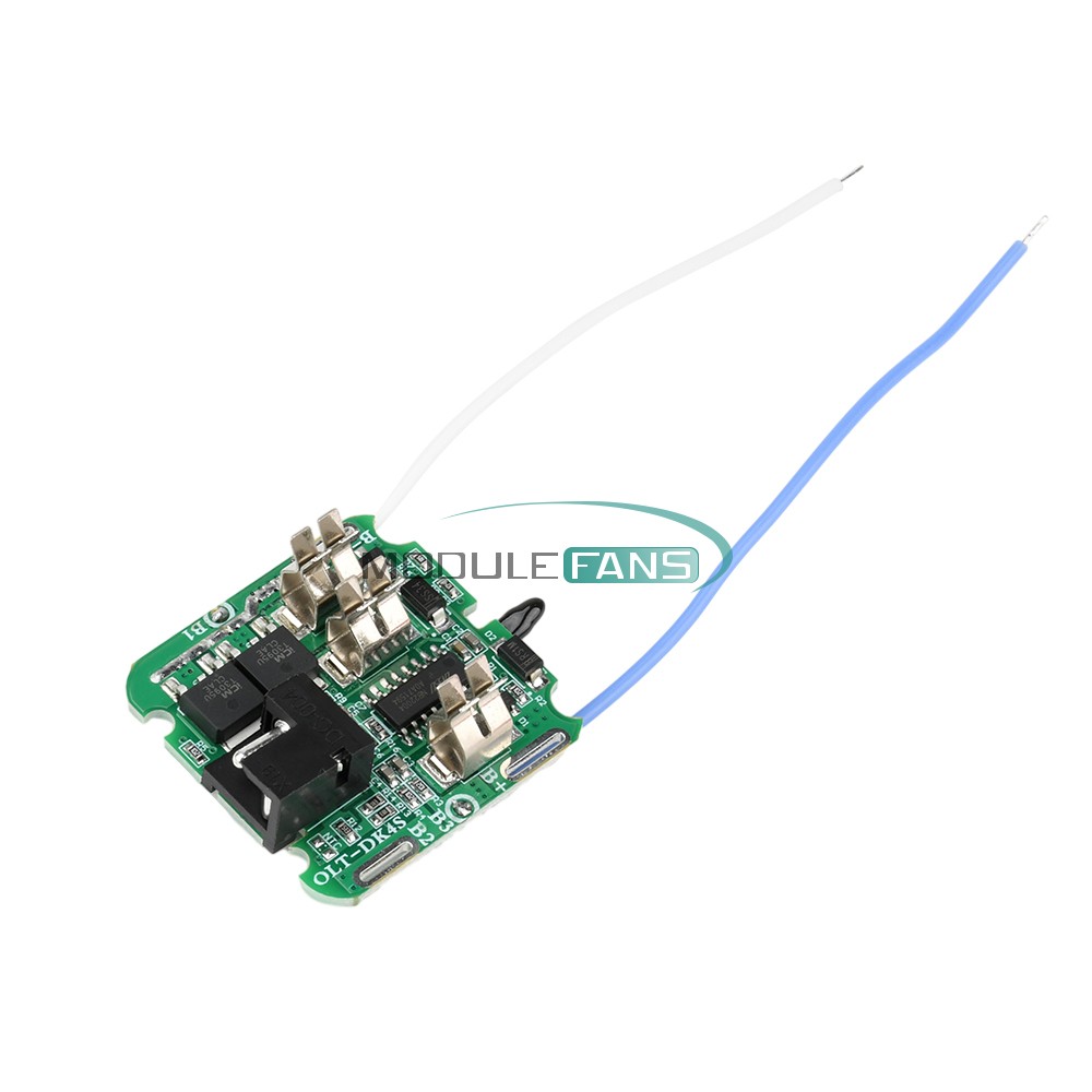4S 16.8V 30A 18650 Li-ion Battery Protection Board BMS Dual MOS for Power Tools