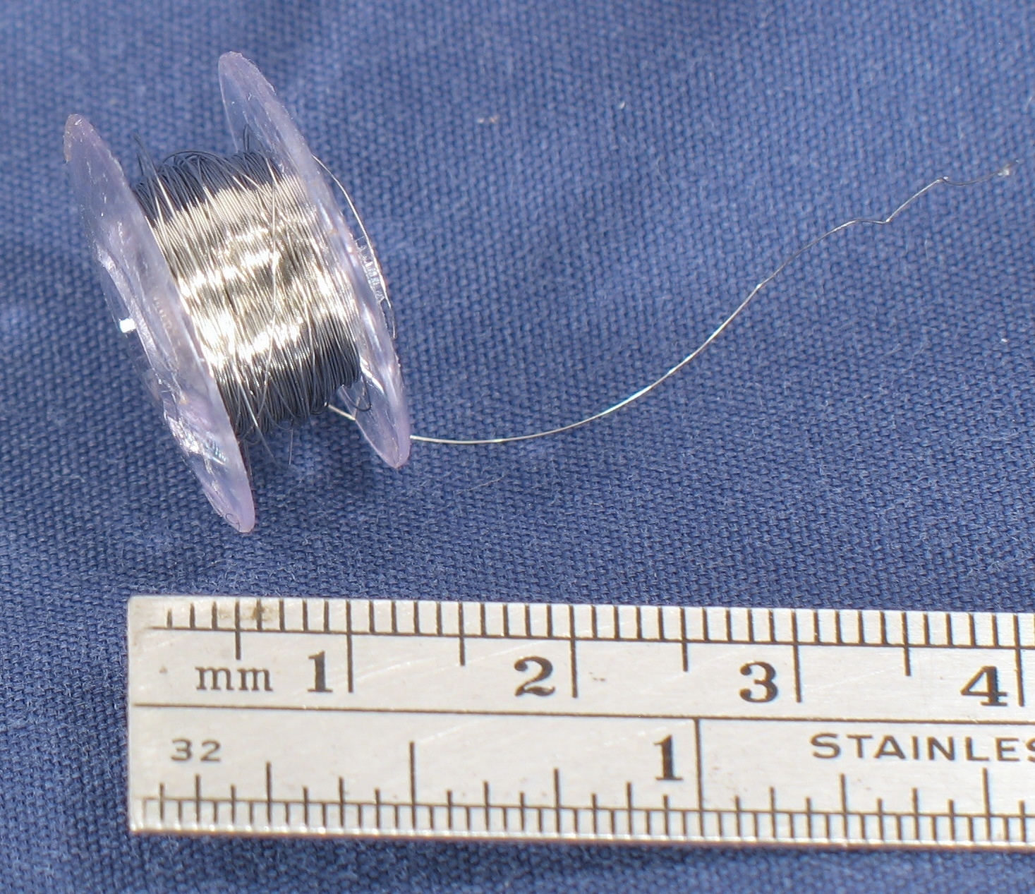 Nickel Chrome (Ni Chrome) Wire, 0.004 (0.102mm), 100 feet
