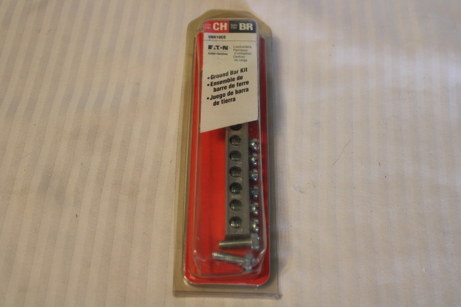 EATON CORPORATION GBK10CS Load Center Ground Bar Kit, New in Package
