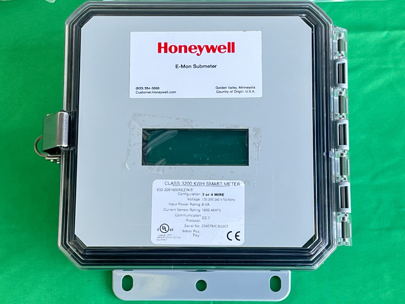 HONEYWELL E-MON SUB METER E32-2081600REZ7KIT 3200 SMART METER 1600 Amp