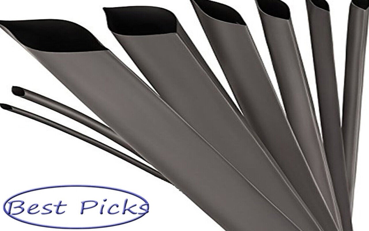 5/10ft Black & Red Marine 3:1 Ratio Dual Wall Heat Shrink Tubing Industrial Kits