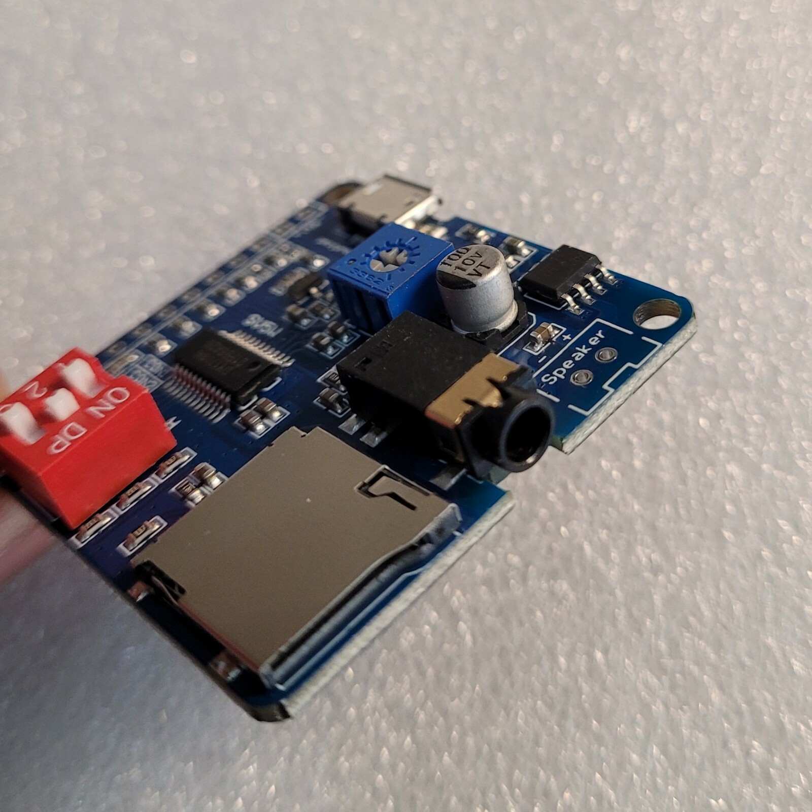 MP3 Player Voice Playback Module I/O Trigger UART Control SD/TF Card