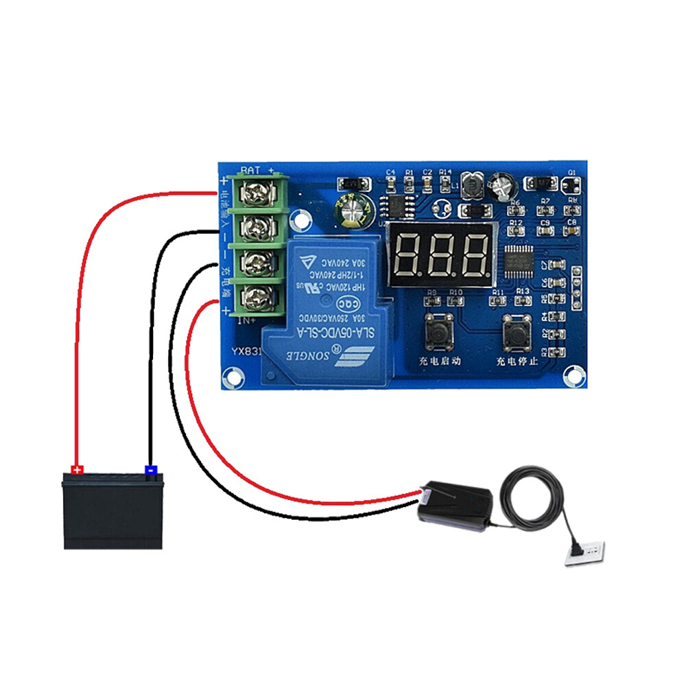 9V-60V 30A Under Voltage Control Module Over-discharge Protection Module