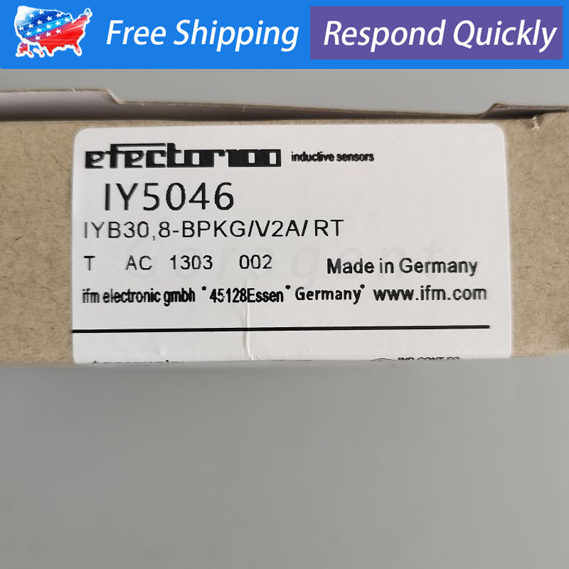 For IFM IY5046 Proximity Sensor Switch IYB30,8-BPKG/V2A 100mA 0.8mm 10-36VDC