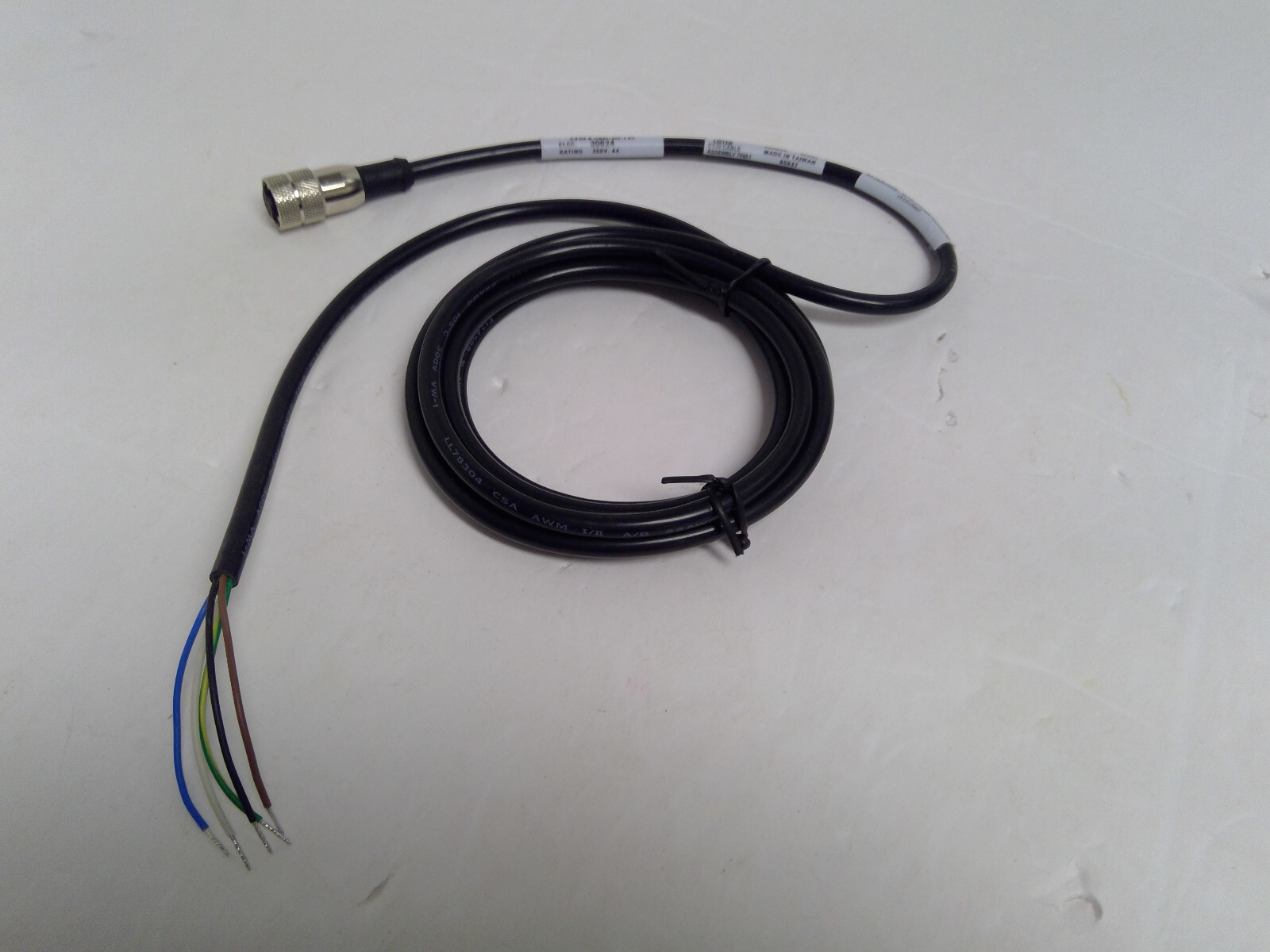 Banner 5 pin 12mm to Micro Cable MQDC-506 6′ cable, for AC applications.
