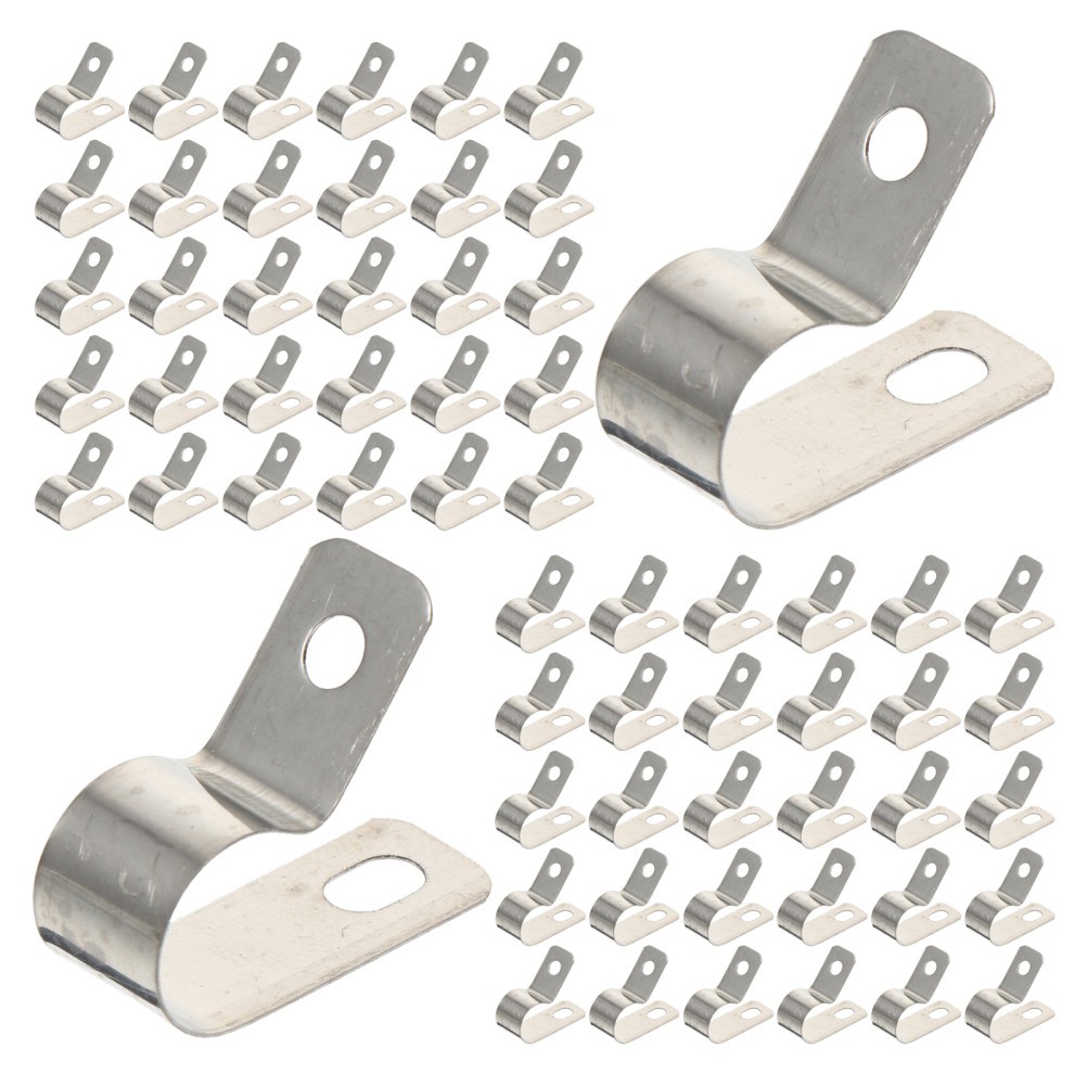 200 PCS R-type Cable Clips Clamp Kit Clamps for Electrical Wiring