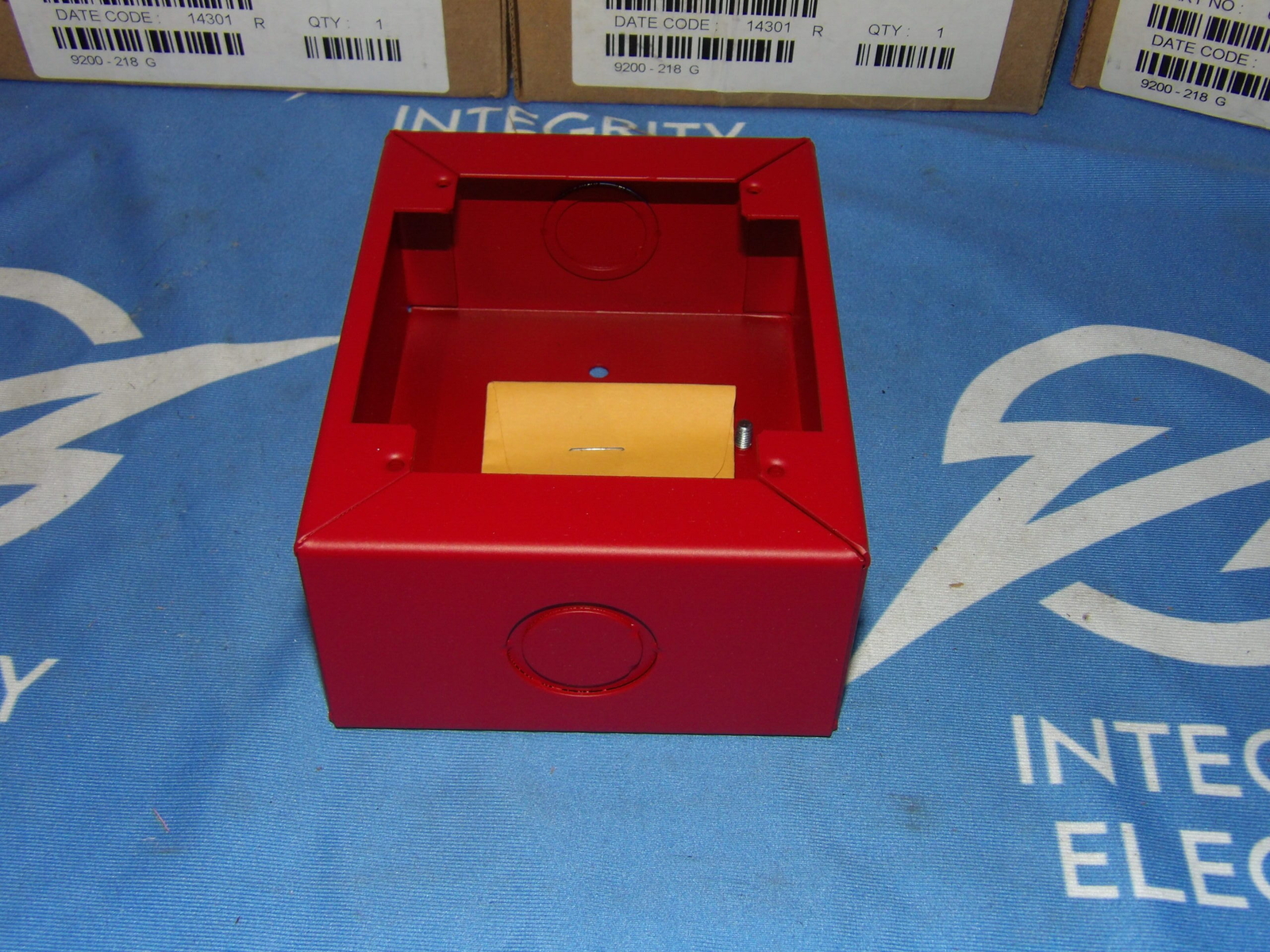 Lot of 3 NIB Simplex 690-317 2975-9178 CDT Red Fire Alarm Pull Station Box + …