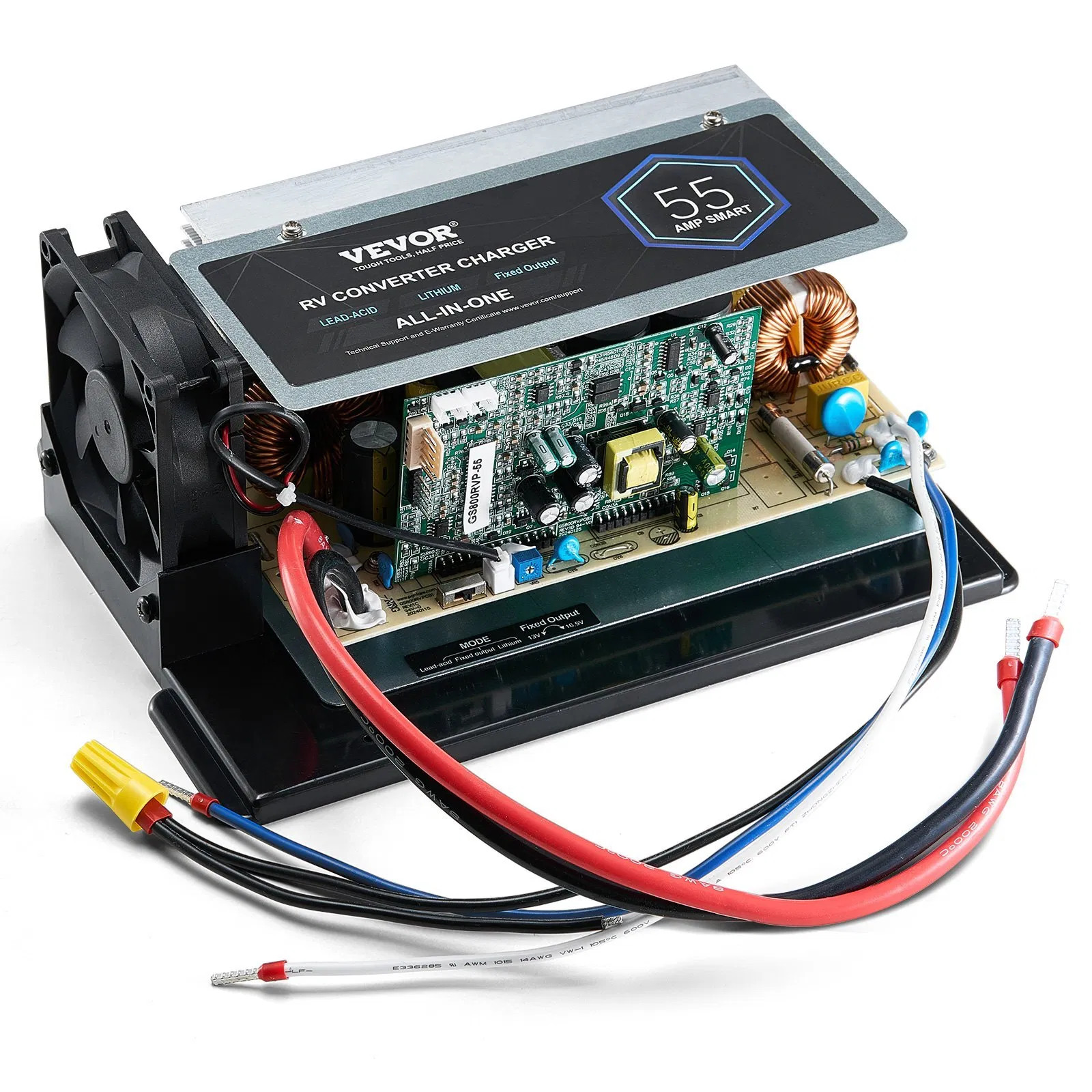 WF-8955-AD-MBA Main Board Assembly, 55 Amp, Three-Stage RV Power Converter Repl