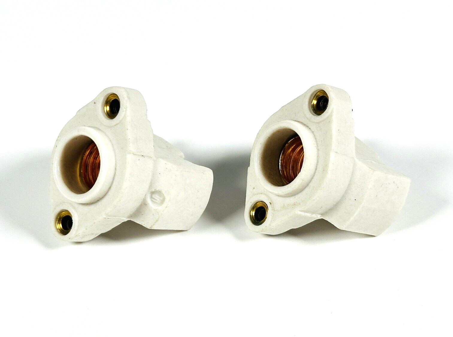 Lot of 2 Bryant Porcelain Lamp Holder Light Socket 75W 125V – NOS
