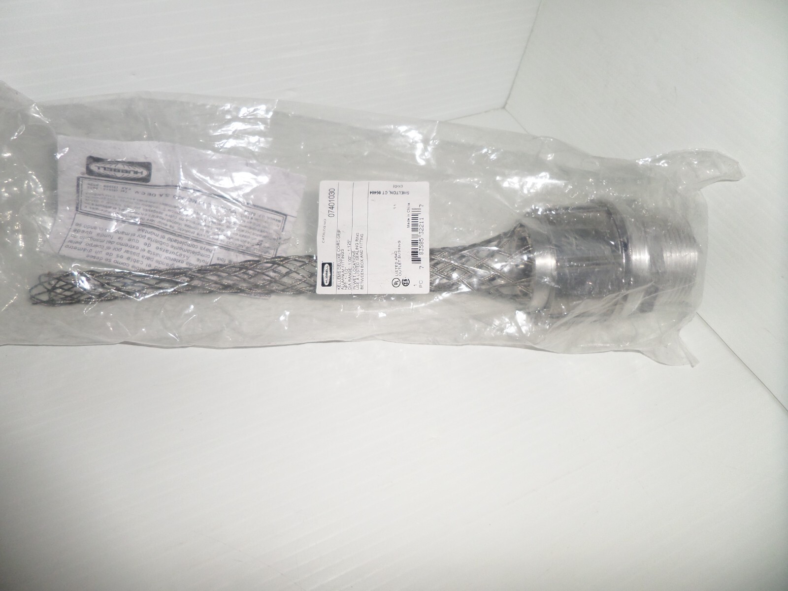 ⭐NEW IN BAG⭐ 1-1/2″Npt HUBBELL 07401030 CORD GRIP KELLEMS 1.00-1.125″