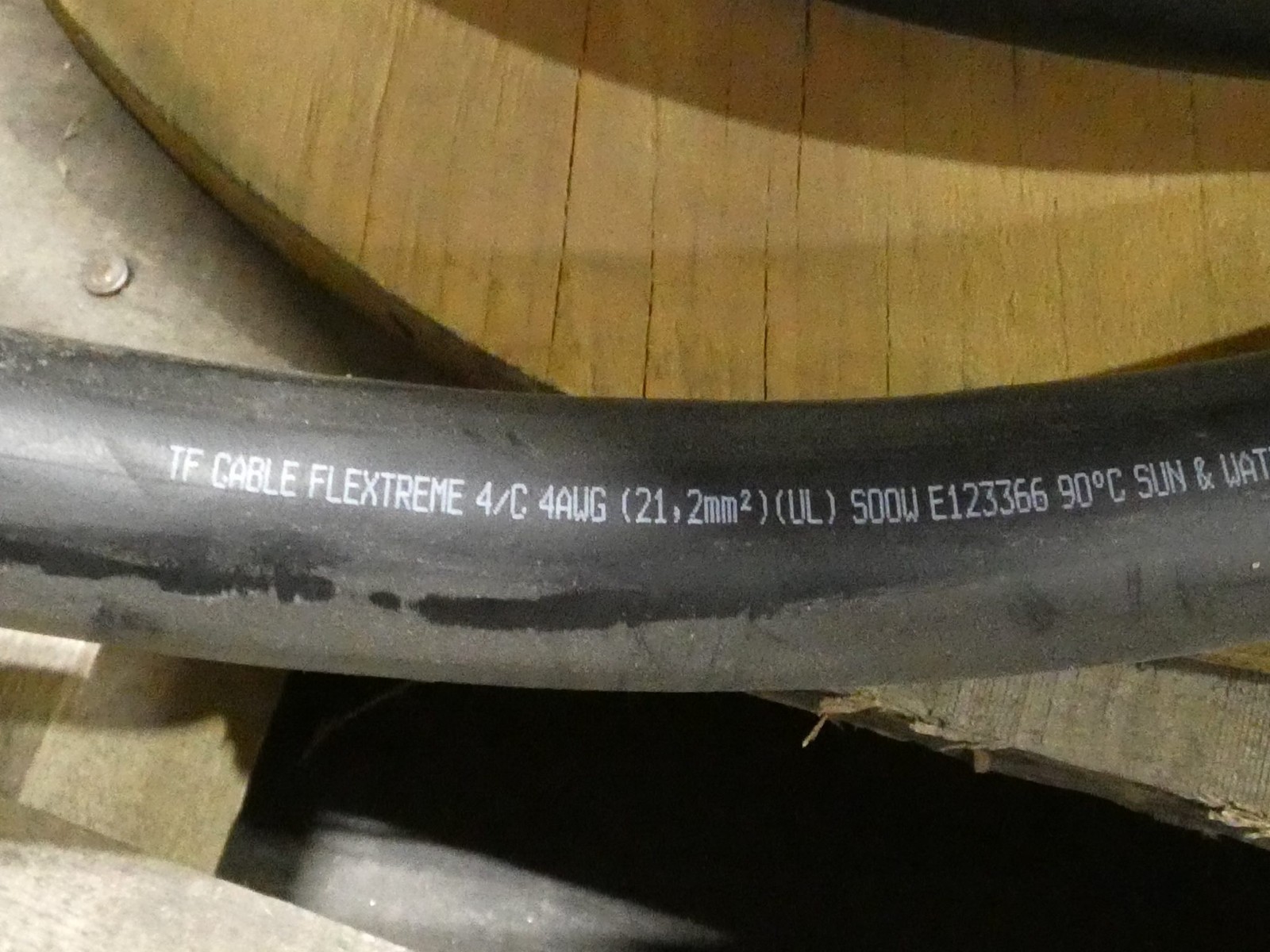 Allied Wire 155535 SOOW 4/4 UL TF Cable Flextreme 4AWG 4/C Length Unknown – N…