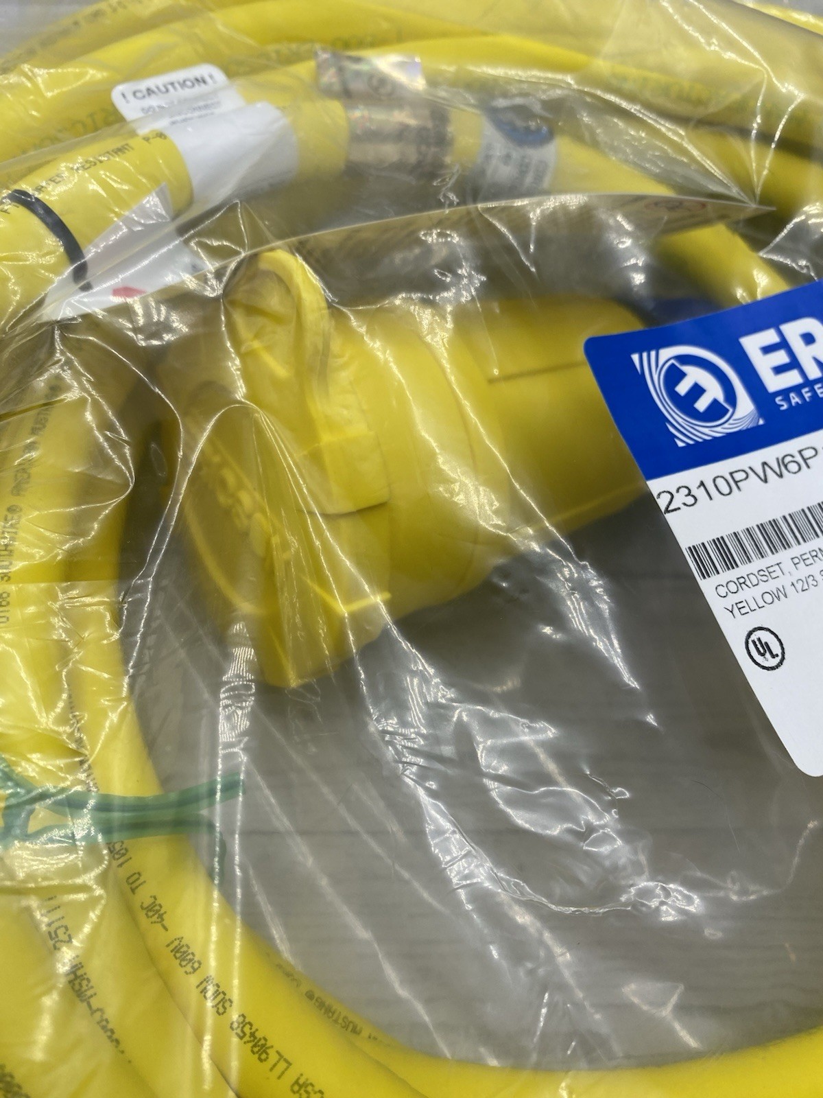 Ericson 2310PW6P123B Cord set IP69K WATERTIGHT 12/3 SOW 50FT L5-20P L5-20C NEW