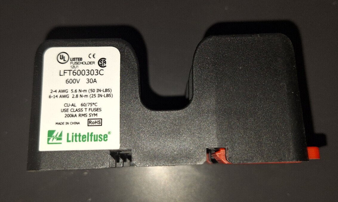 LFT600303C, POWR-GARD Fuse Block, With Fuse Block Covers, LFT60030FBC
