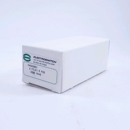 Electroswitch D4G0205S 5 Pos 2 Pole 500mA 115V D4 Series Rotary Switch
