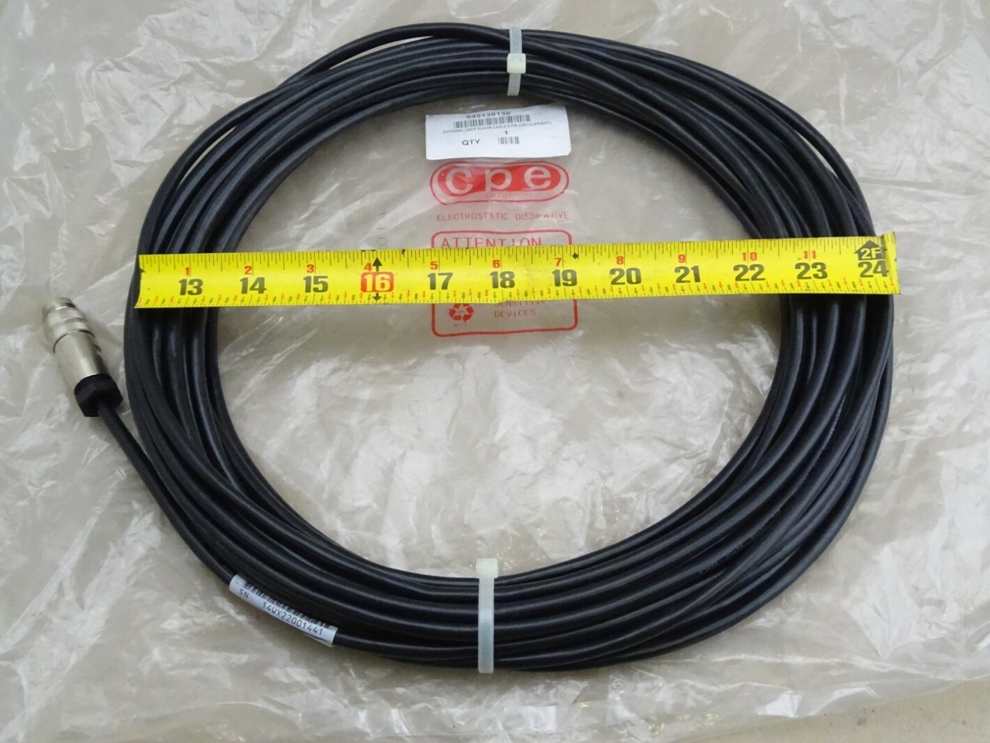 CPE Eternal user Alarm Cable 8 Pin Circular , 849138136