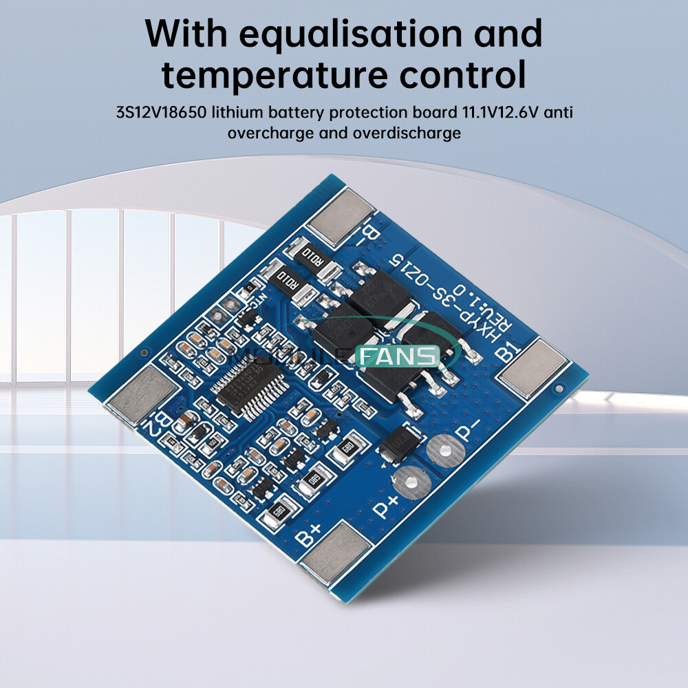 3S 12V 15/20/25/30A 18650 Li-ion Battery Charging Protection Board with Balance