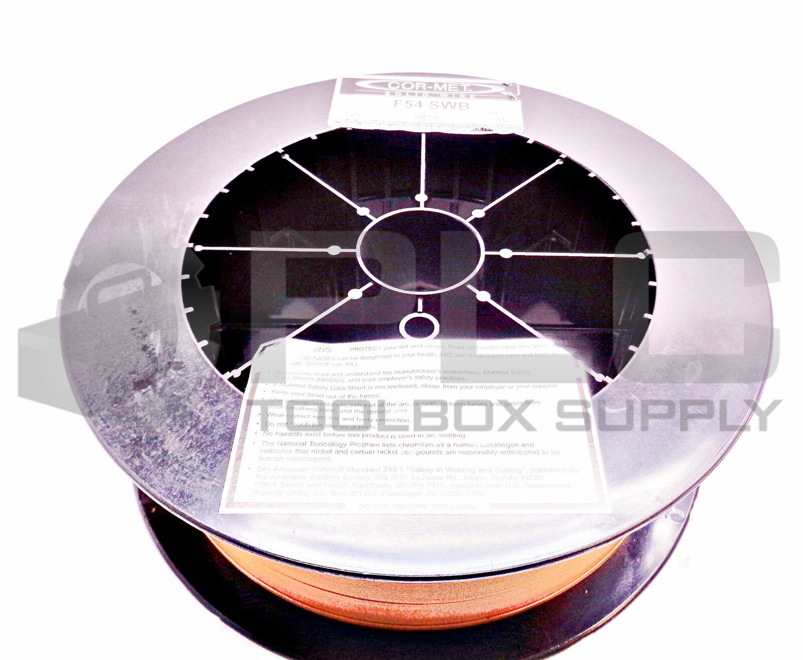 NEW CORE-MET F54 SWB CORDED WELDING WIRE SIZE .045″ 9879 25 LBS