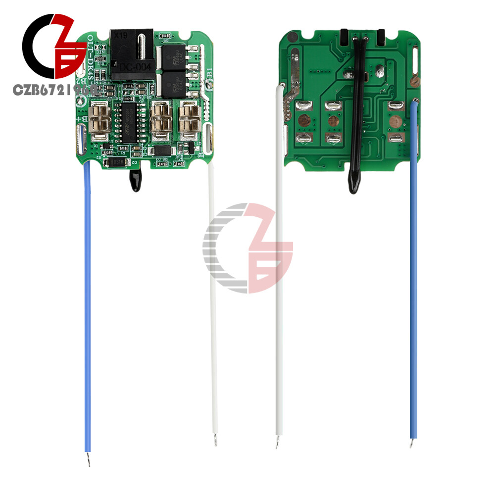 4S 16.8V 30A 18650 Li-ion Battery Protection Board BMS Dual MOS for Power Tool
