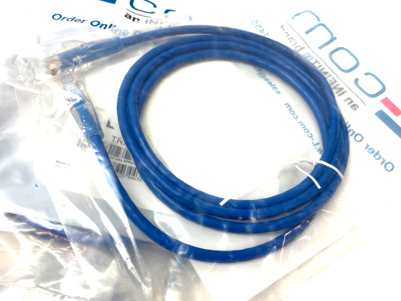 L-Com TRD815BL-5 Ethernet Patch Cord Cat5e Blue LOT OF 13