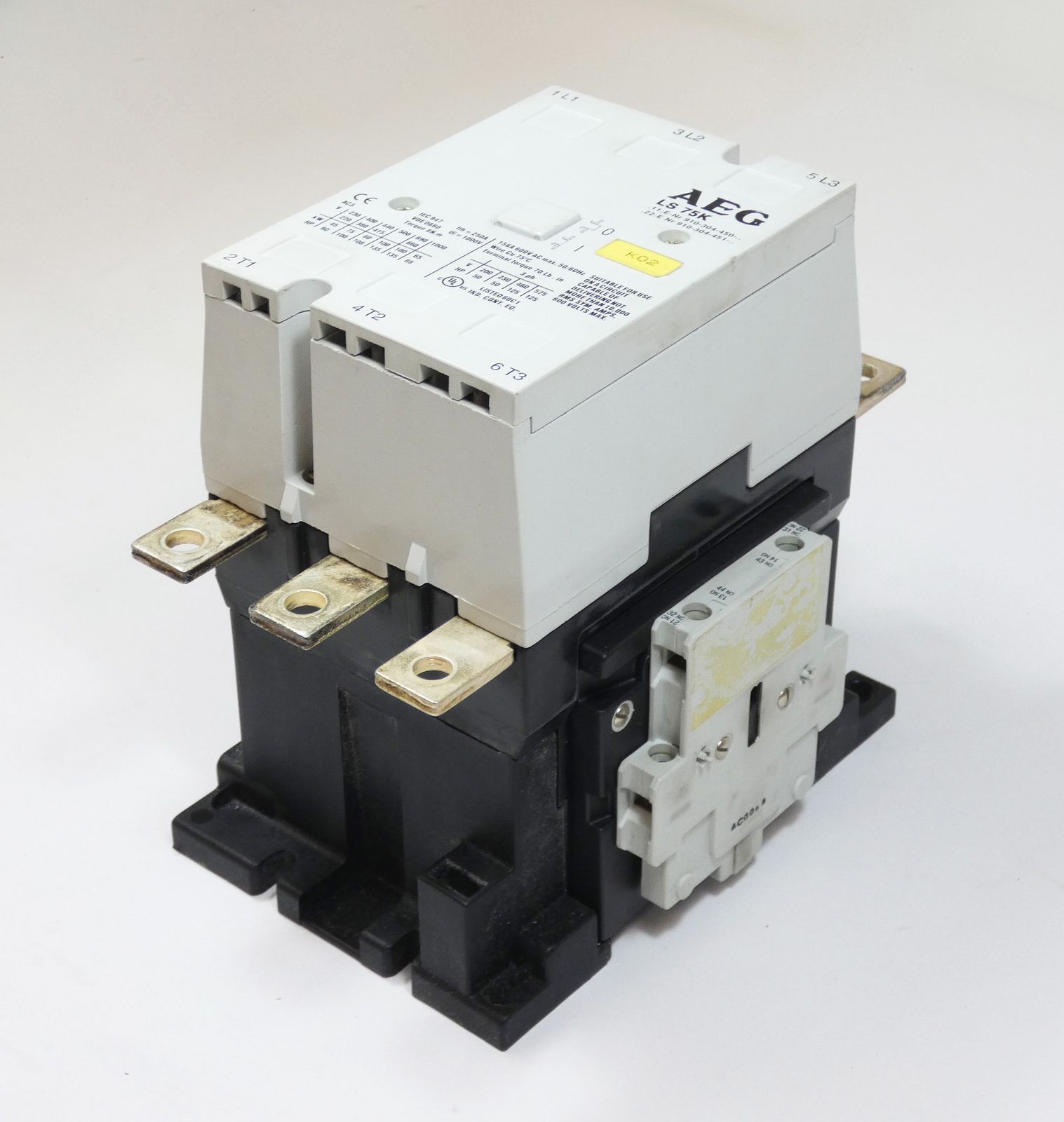 AEG LS 75K LS75K Contactor Coil 230/400V 45/75kW -used-