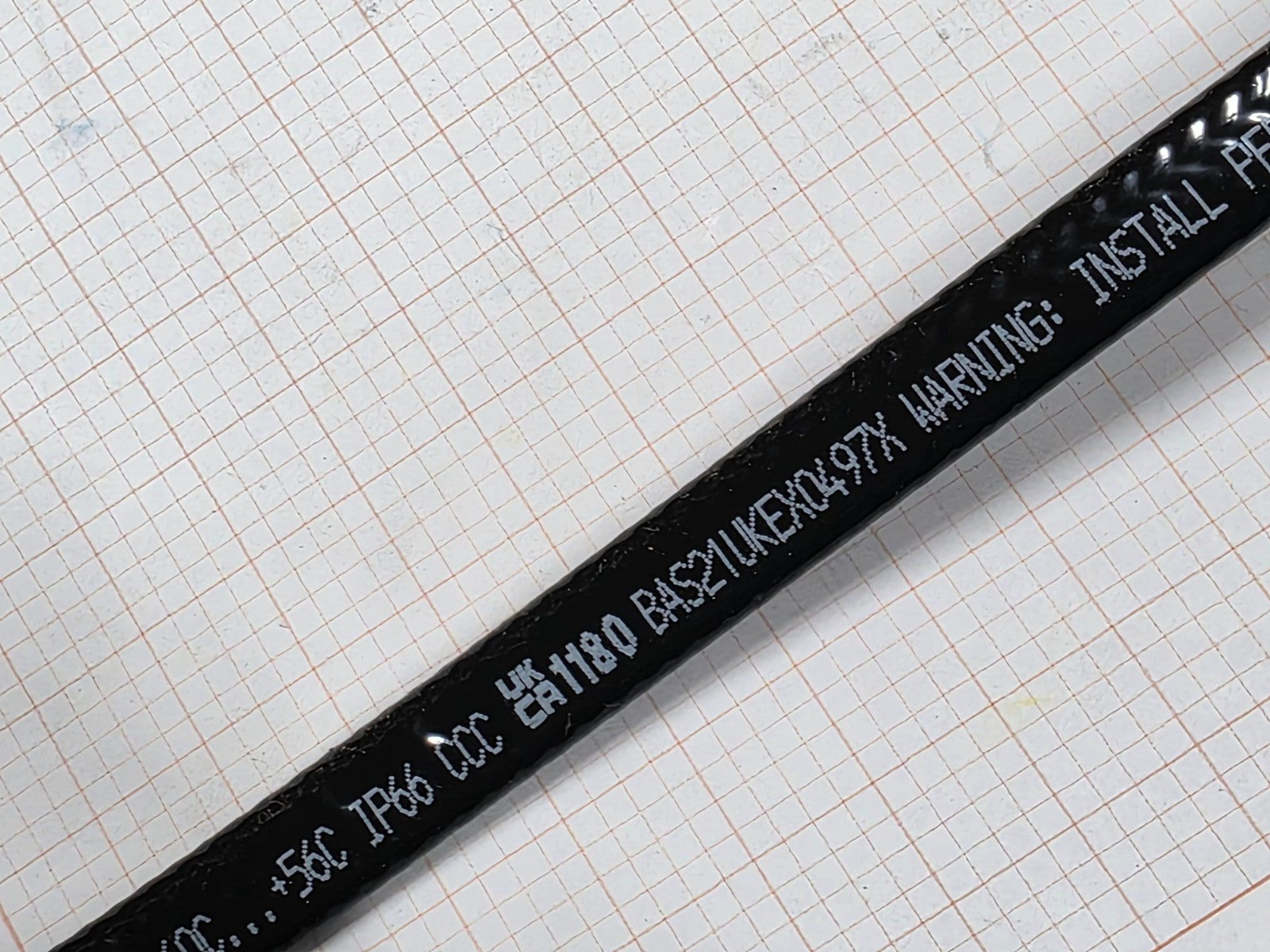nVent Raychem 10BTV1-CT BTV Self-Regulating Heating Cable 10 Watts/Ft 120V /1ft