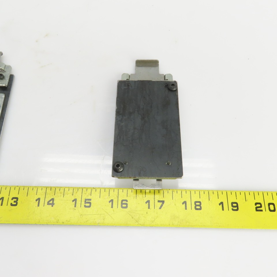 3-1/4″ x 1-7/8″ Din Rail Mounting Plate Lot Of 3