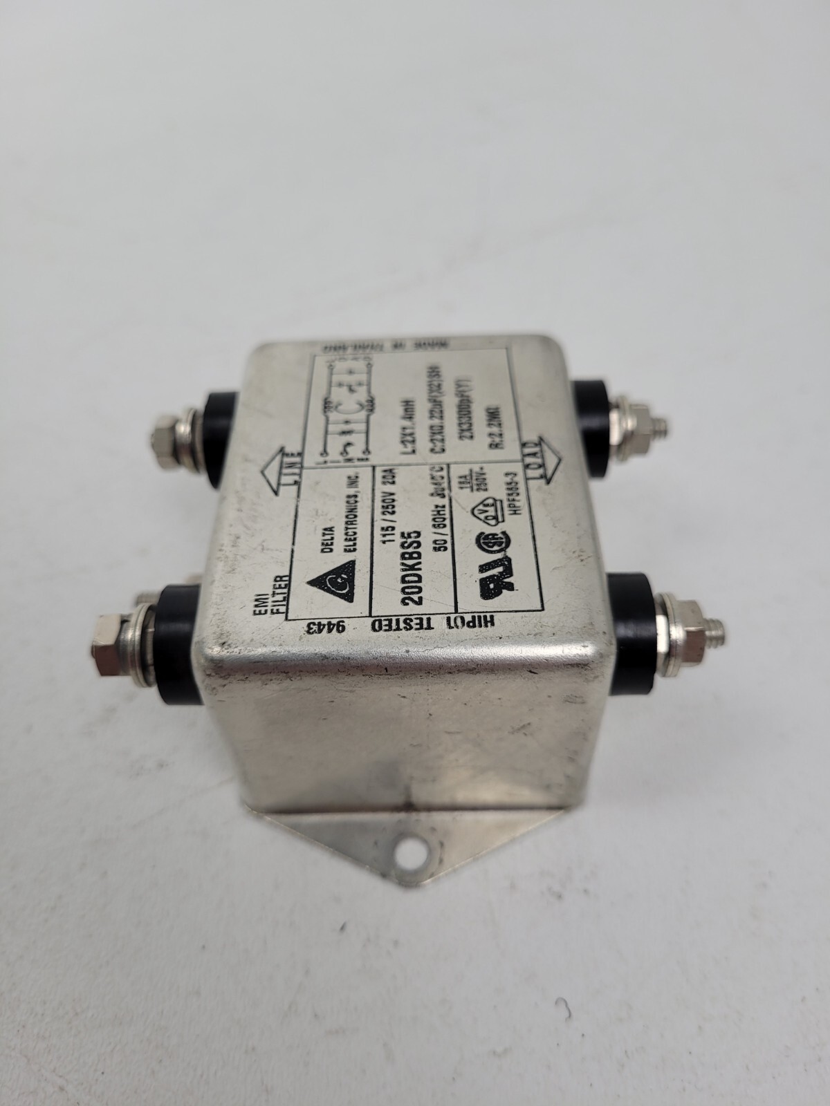 20DKBS5 Delta Electronics 250V 20A Filter Terminal – Next Day Option